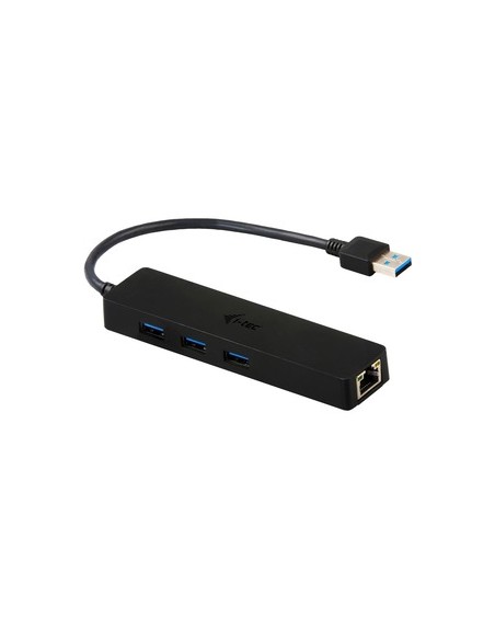 Hub i - tec usb 3.0 delgado con 3 puertos usb 3.0 y ethernet glan rj - 45