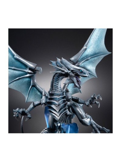 Figura megahouse yu - gi - oh! duel monsters art works monsters blue eyes white dragon holographic edition