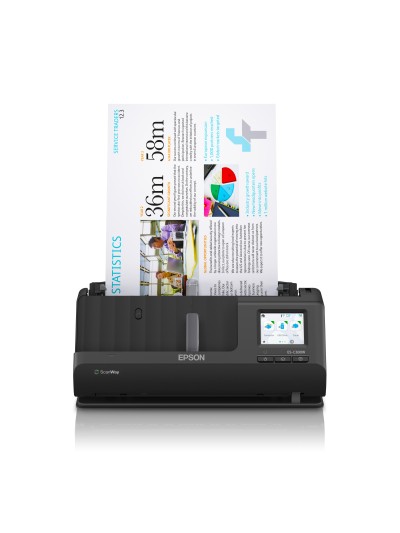 Escaner sobremesa epson es - c380w a4 - 30ppm - duplex - wifi - compacto - adf 20hojas