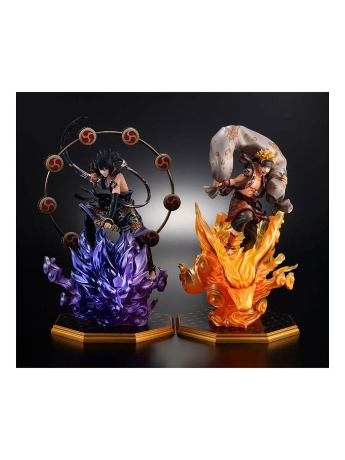 Pack 2 figuras megahouse naruto shippuden naruto dios del viento + sasuke dios del trueno Pack 2 figuras megahouse naruto shippuden naruto dios del viento + sasuke dios del trueno