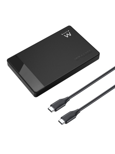 Caja disco duro ewent ew7073 2.5 pulgadas usb tipo c negro