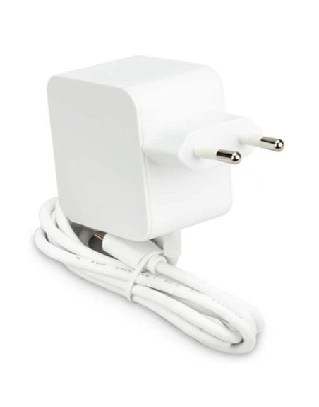 Fuente de alimentacion cargador raspberry pi 5 usb c 27 w color blanco