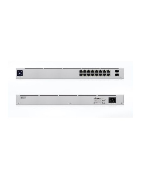 Switch 16 puertos ubiquiti susw - 16 - poe gigabit l2 2ptos sfp poex8 42w