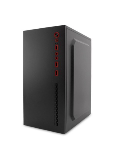 Caja ordenador microatx mpc45 2 usb 3.0 negra oem fuente 500w