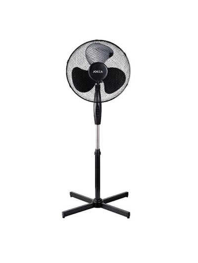 Ventilador de pie jocca 40cm 40w negro