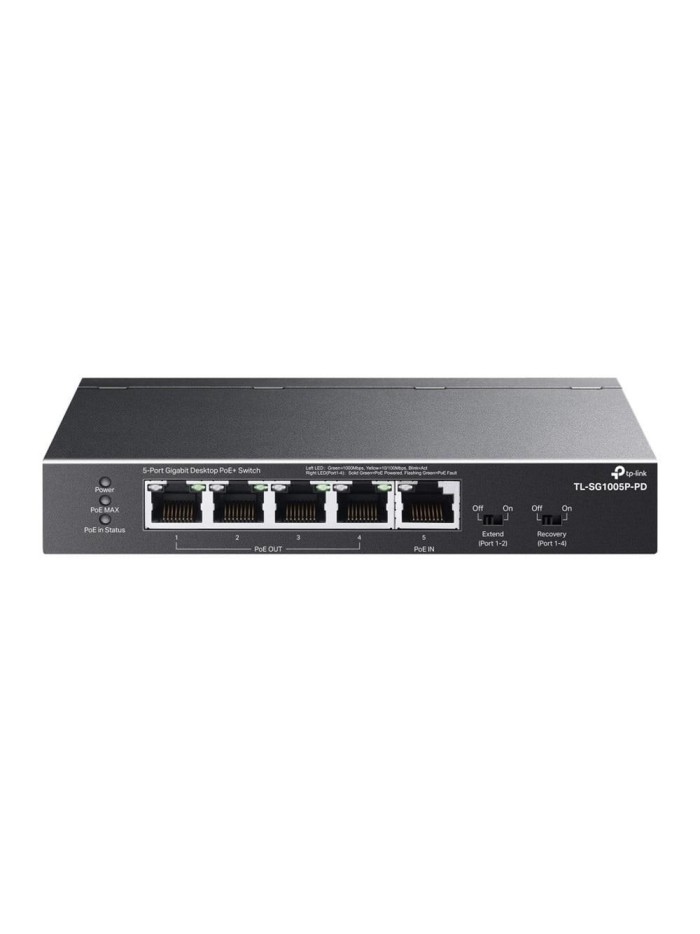 Switch tp - link tl - sg1005p - pd 5 puertos Switch tp - link tl - sg1005p - pd 5 puertos