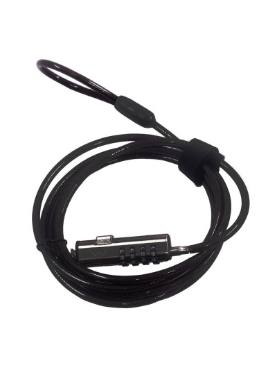 Cable de seguridad ewent para portatil - combinacion 4 digitos 1.8m