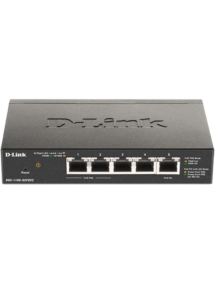 Switch d - link 5 puertos gigabit poe - powered smart managed Switch d - link 5 puertos gigabit poe - powered smart managed