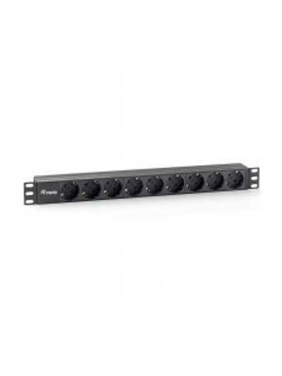 Regleta alimentacion equip rack 19 pulgadas 1u 9 tomas 3500w cable 1.8m