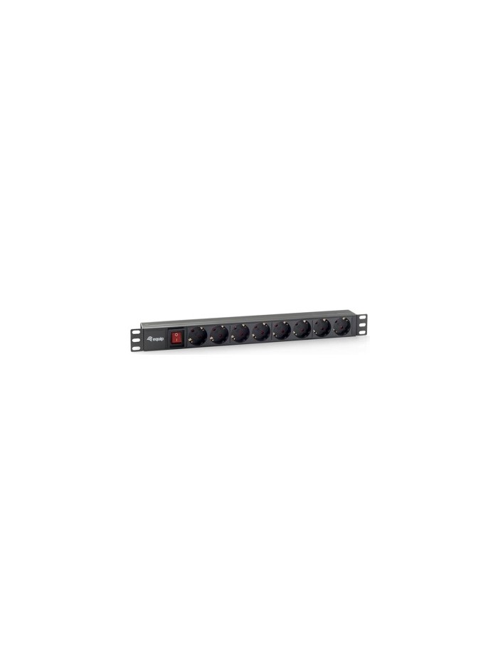 Regleta equip rack 19 pulgadas 1u 8 tomas 3500w interruptor 1.8m Regleta equip rack 19 pulgadas 1u 8 tomas 3500w interruptor 1.8m