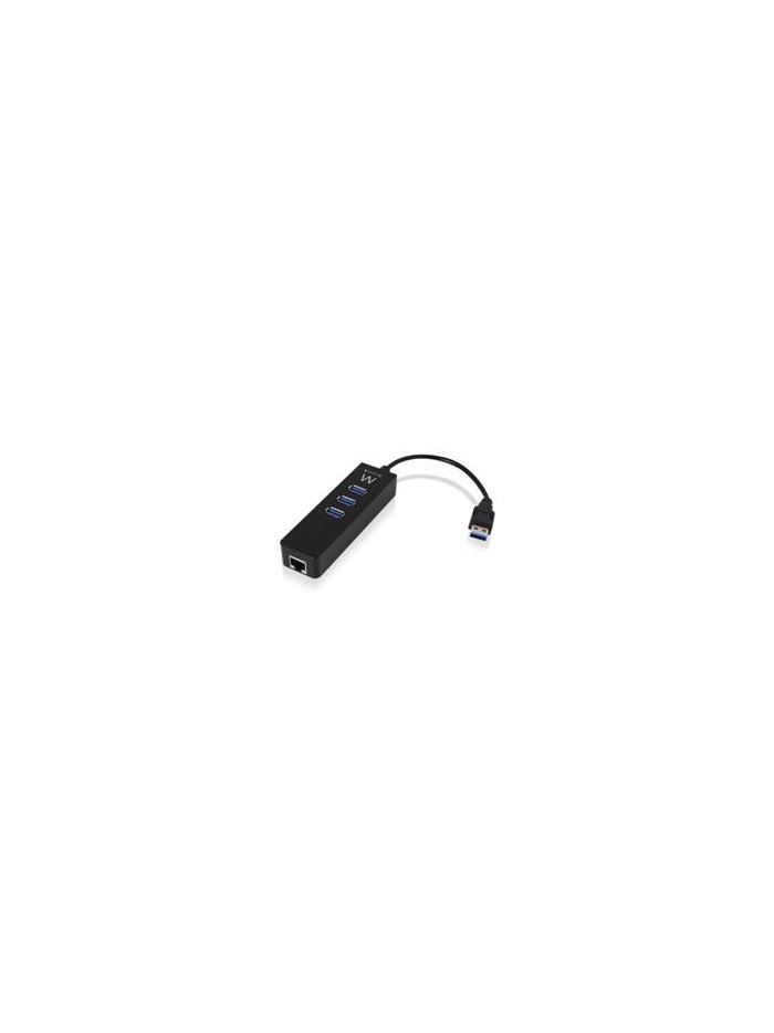 Hub usb ewent 3 puertos + 1 puerto gigabit lan - usb 3.1 gen 1 Hub usb ewent 3 puertos + 1 puerto gigabit lan - usb 3.1 gen 1