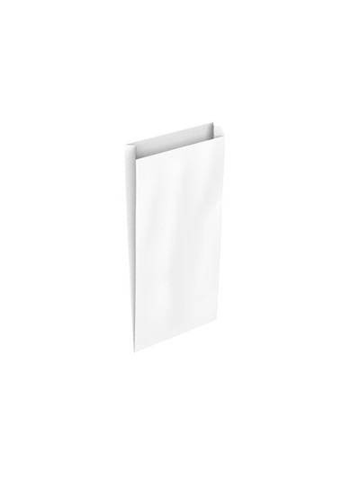 Sobre papel basika celulosa blanco con fuelle m 200x350x60 mm paquete de 25 unidades