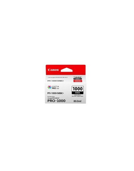 Cartucho canon pfi - 1000 mbk negro mate pro - 1000