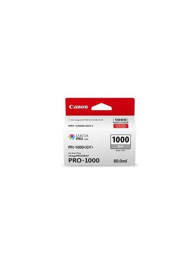 Cartucho canon pfi - 1000gy gris pro - 1000
