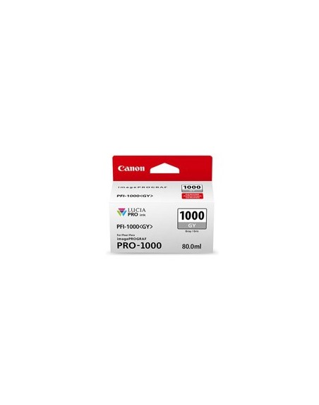 Cartucho canon pfi - 1000gy gris pro - 1000