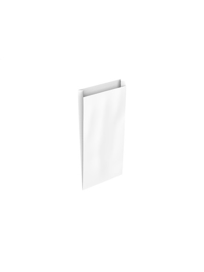 Sobre papel basika celulosa blanco con fuelle s 150x300x60 mm paquete de 25 unidades