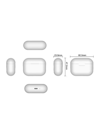 Auricular daewoo tws in-ear bluetooth 5.3 con estuche de carga usb tipo-c autonomia 6 horas color blanco