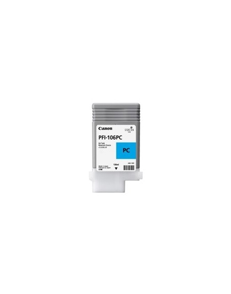 Cartucho canon pfi106pc foto cian ipf6300s - ipf6400s - ipf6300 - ipf6350 - ipf6400 - ipf6450