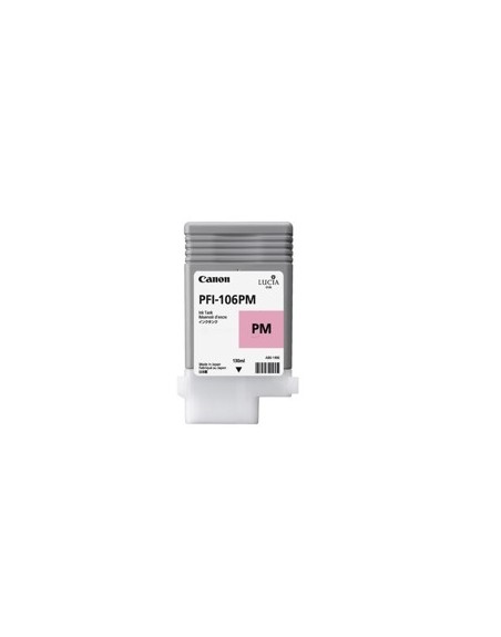 Cartucho canon pfi106pm foto magenta ipf6300s - ipf6400s - ipf6300 - ipf6350 - ipf6400 - ipf6450