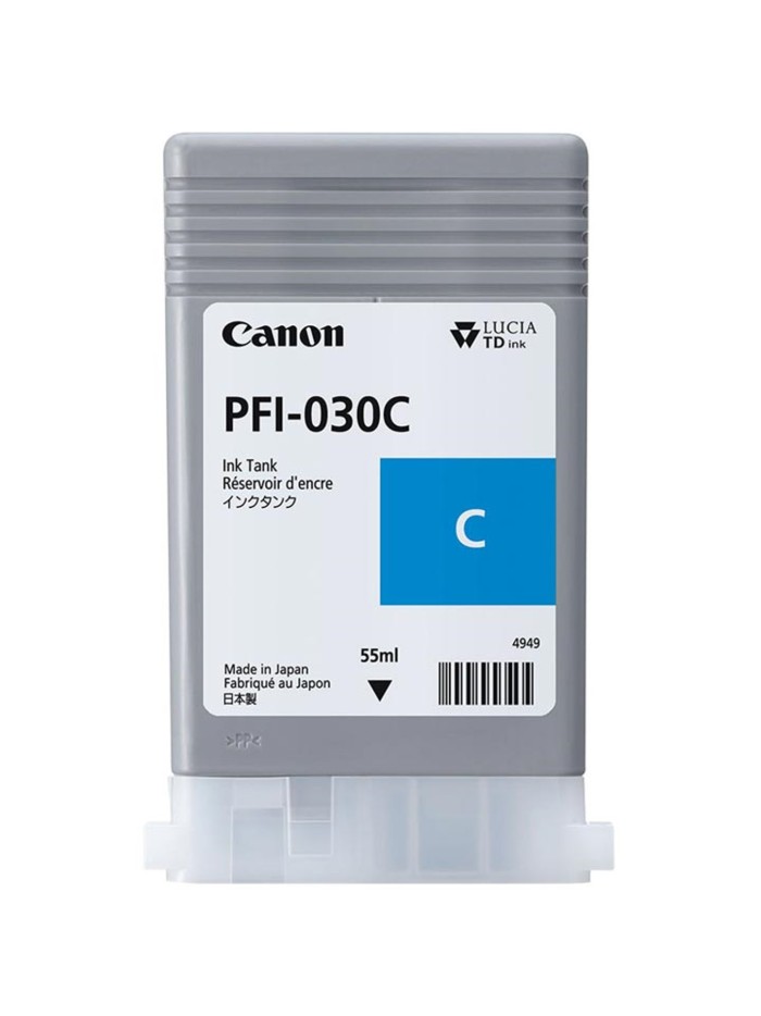 Cartucho canon pfi - 030 cian ta - 20ta - 20 mfp l24eita - 30ta - 30 mfp l36ei Cartucho canon pfi - 030 cian ta - 20ta - 20 mfp l24eita - 30ta - 30 mfp l36ei