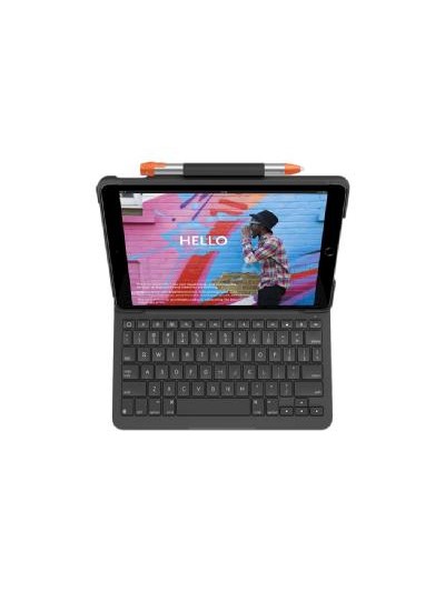 Funda con teclado logitech slim folio