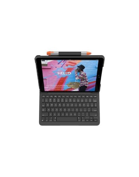 Funda con teclado logitech slim folio