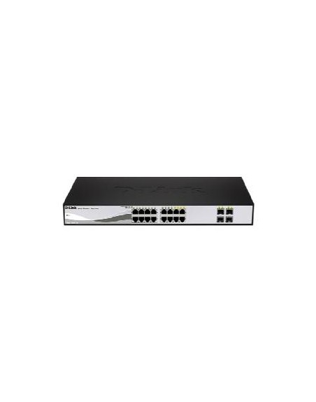 Switch d - link 16 puertos dgs - 1210 - 16 10 - 100 - 1000 +4ptos. sfp layer 2 smart iii