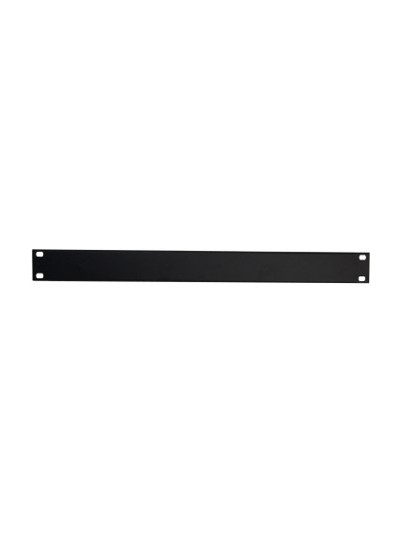 Panel solido wp 1u metalico negro