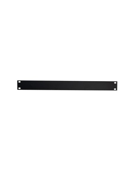 Panel solido wp 1u metalico negro