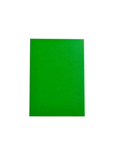 Tapa encuadernacion liderpapel carton a4 0,9mm verde fluor paquete de 50 unidades