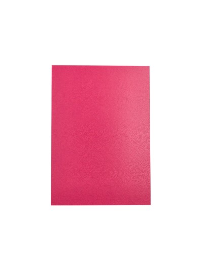 Tapa encuadernacion liderpapel carton a4 0,9mm rosa fluor paquete de 50 unidades