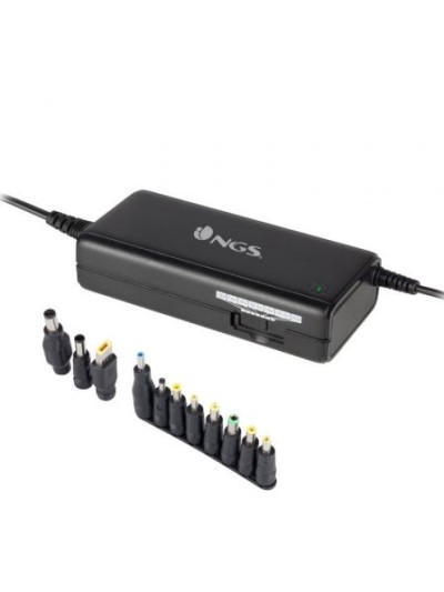 Cargador de portatil ngs ban universal - 90w - 11 conectores - 12 - 20v