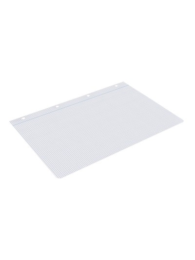Recambio liderpapel a4 100 hojas 100g/m2 cuadro 3mm con margen 4 taladros