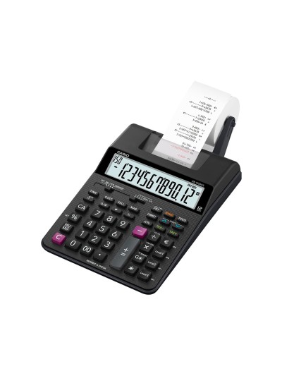 Calculadora casio hr-150rce impresora pantalla lc papel 58 mm impresion bicolor 12 digitos ac/dc color negro