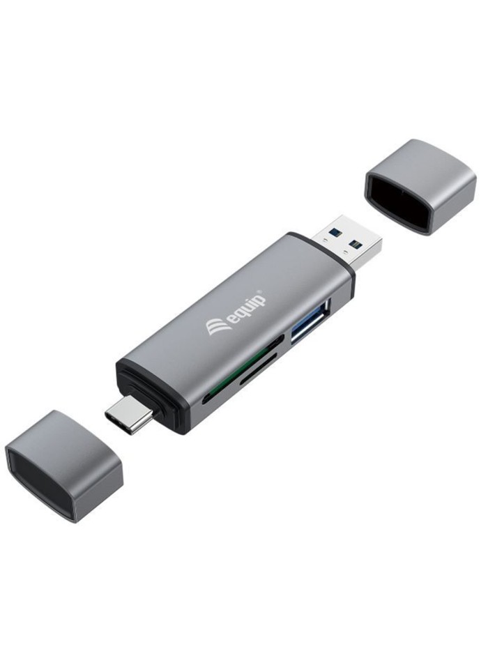 Lector de tarjetas usb tipo a - usb tipo c equip life usb 3.0 - sd - micro sd Lector de tarjetas usb tipo a - usb tipo c equip life usb 3.0 - sd - micro sd