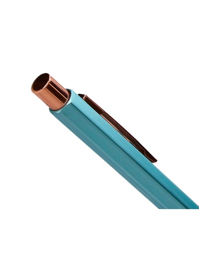 Boligrafo belius brela cuerpo hexagonal con clip colores pasteles caja de regalo con 3 boligrafos