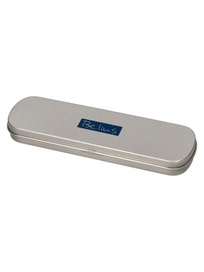 Boligrafo belius zurich 3 en 1 cuerpo plateado tinta negra y roja portaminas 0,5 mm en estuche