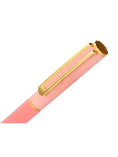 Boligrafo belius bari set con 2 boligrafos color rosa punta 1 mm tinta azul en caja de regalo