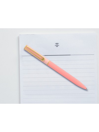Boligrafo belius bari set con 2 boligrafos color rosa punta 1 mm tinta azul en caja de regalo