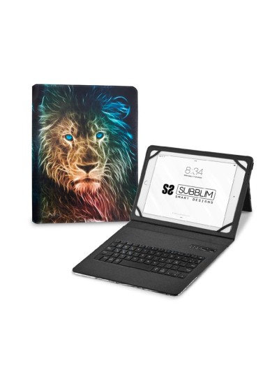 Funda + teclado subblim keytab pro 11 pulgadas trendy leon