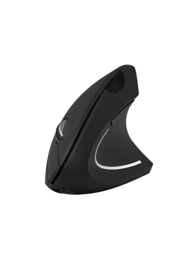 Raton inalambrico subblim glide vertical ergo negro
