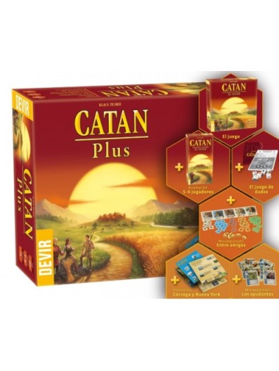 Juego de mesa devir catan plus pegi 10