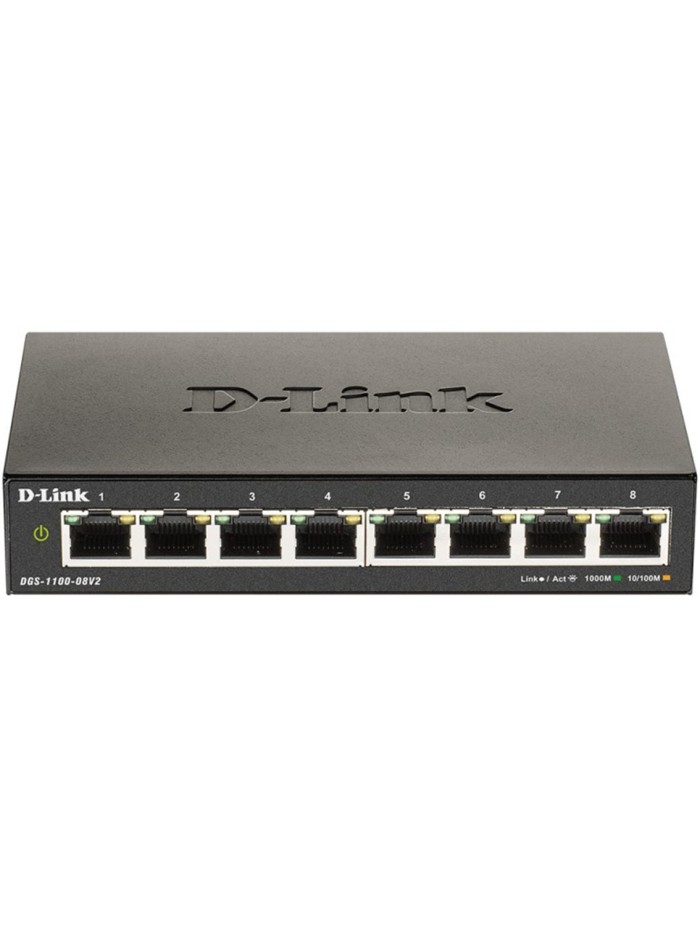 Switch d - link 8 puertos 10 - 100 - 1000 gestionable easysmart Switch d - link 8 puertos 10 - 100 - 1000 gestionable easysmart