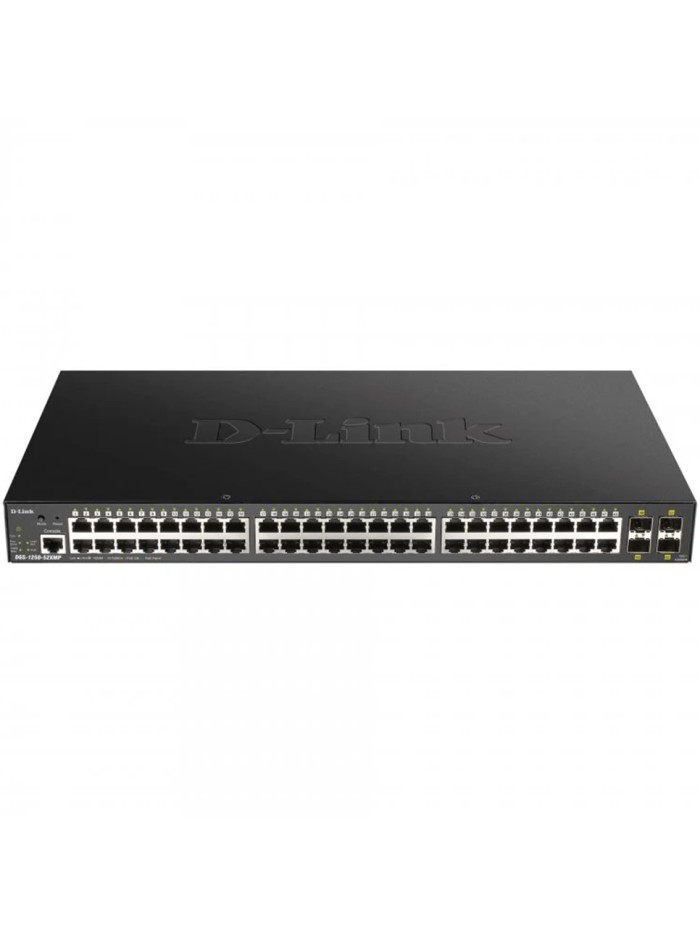 Switch d - link 52 puertos gestionable 48 gigabit ethernet 10 - 100 - 1000 poe 4 sfp Switch d - link 52 puertos gestionable 48 gigabit ethernet 10 - 100 - 1000 poe 4 sfp