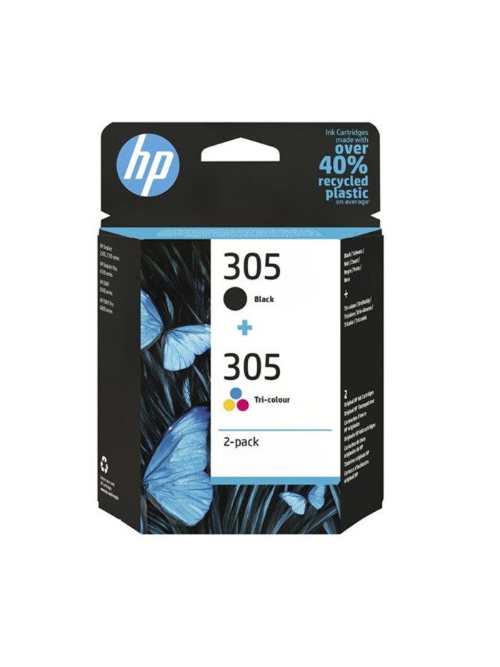 Pack 2 cartucho tinta hp 305 negro y color 1255 23xx 27xx 41xx deskjet plus 41xx envy 60xx 6420 envy pro 64xx Pack 2 cartucho tinta hp 305 negro y color 1255 23xx 27xx 41xx deskjet plus 41xx envy 60xx 6420 envy pro 64xx