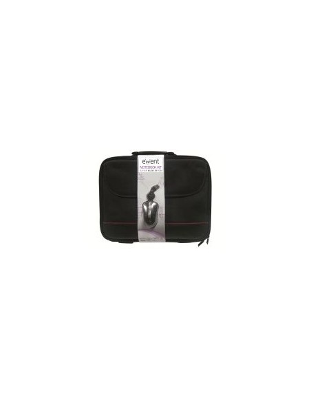 Kit ewent bolsa notebook para portail 15.6 pulgadas + mouse raton usb
