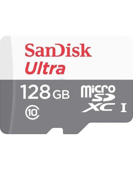 Tarjeta memoria micro secure digital sd xc + adaptador sandisk - 128gb - clase 10 - sdxc - 100mb - s