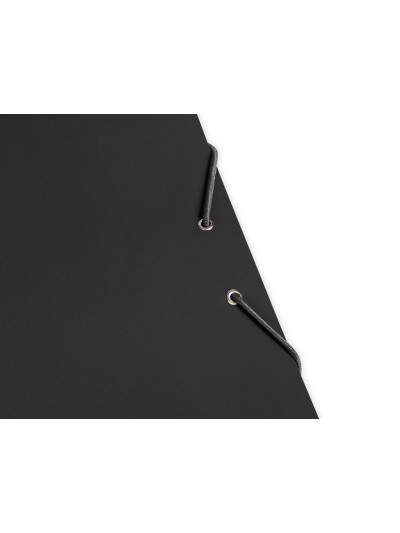 Carpeta liderpapel gomas folio 3 solapas carton plastificado color negro