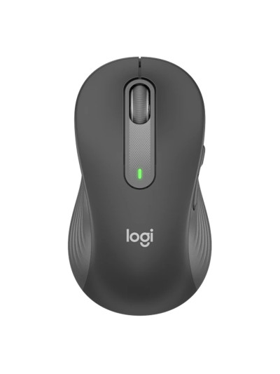 Mouse raton logitech m650 para zurdos optico wireless inalambrico negro