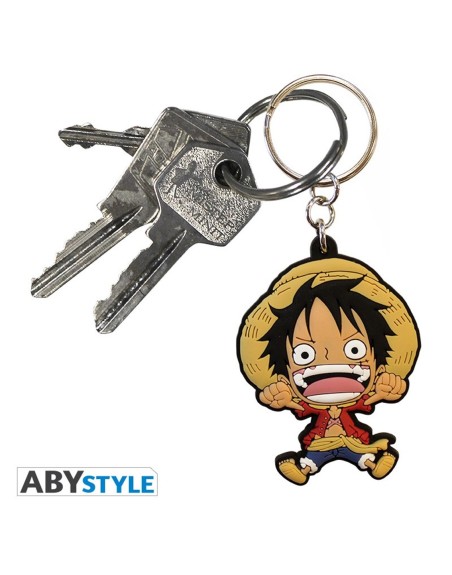 Llavero pvc abystyle luffy super deformed